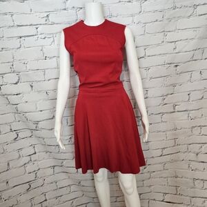 Greta Constantine Vulu Dress in Red